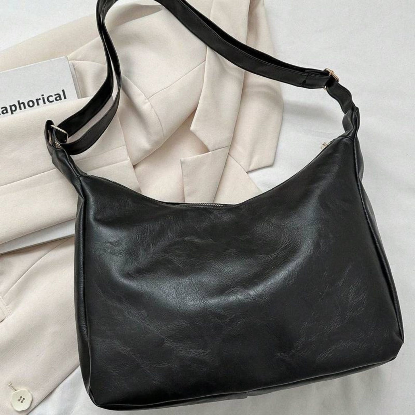 Maria Scarlett Leather Tote